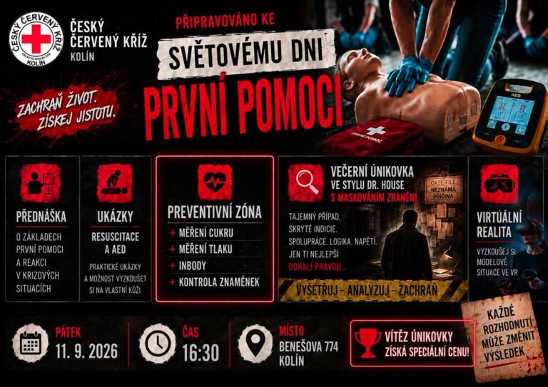 SVĚTOVÝ DEN PRVNÍ POMOCI V KOLÍNĚ 