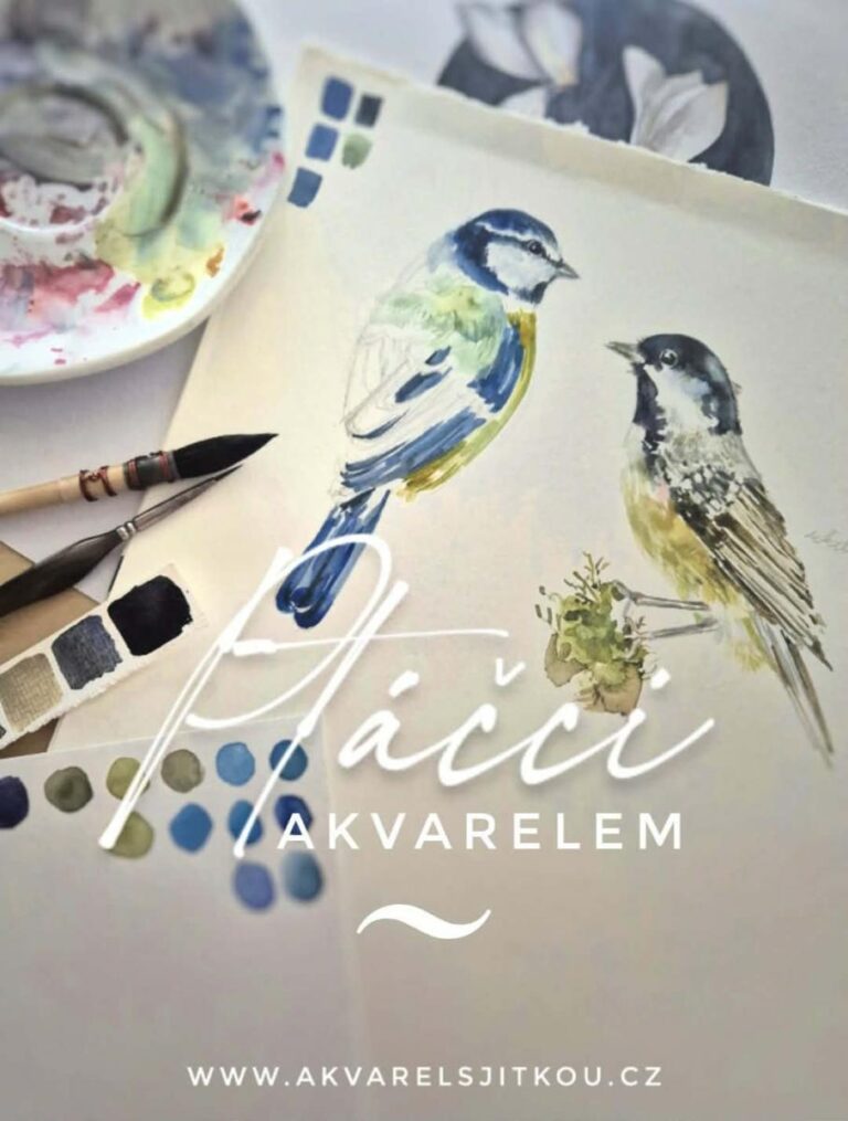 Ptáčci akvarelem – kurz