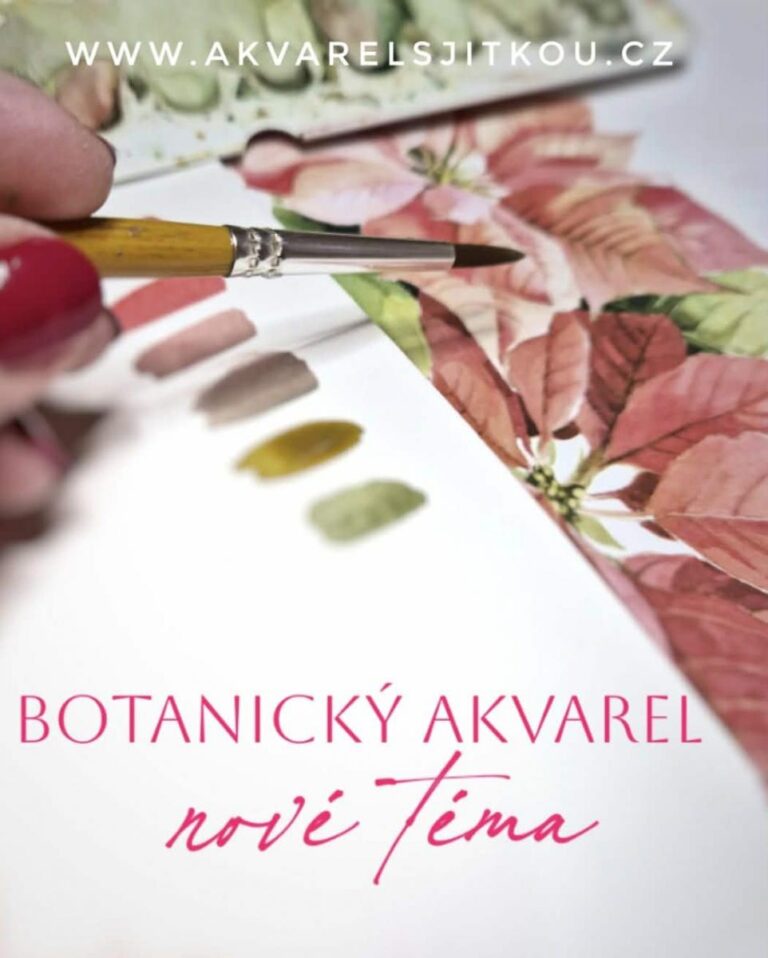 Botanický akvarel – kurz