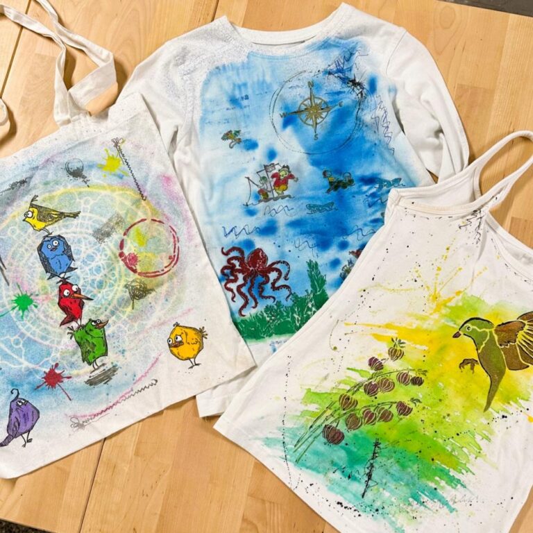 Malovaný textil s doprovodem – kurz