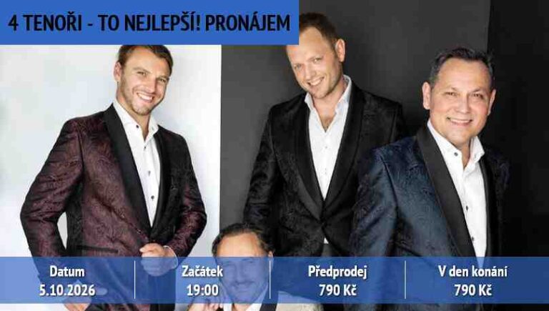 4 TENOŘI – TO NEJLEPŠÍ!