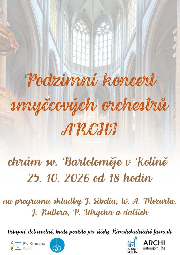 PODZIMNÍ KONCERT SMYČCOVÝCH ORCHESTRŮ ARCHI