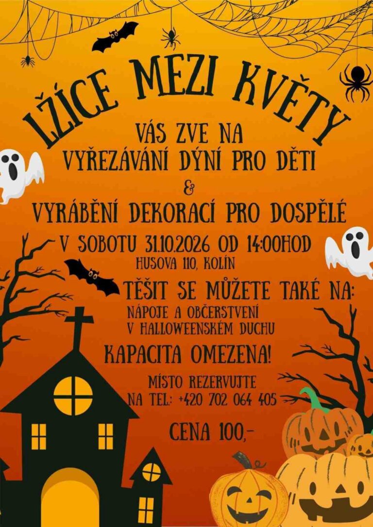 Halloween mezi květy